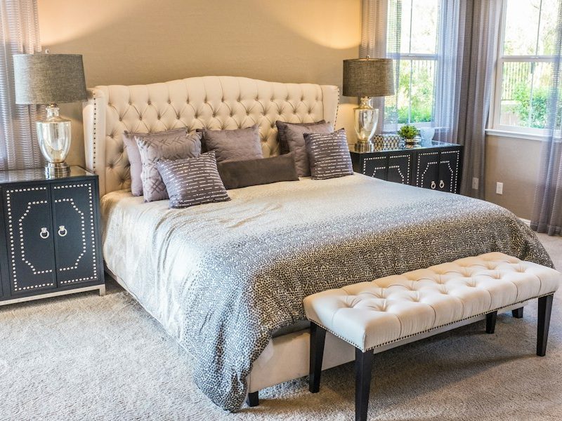 Кровать Nord — дуб, минималистичная рама